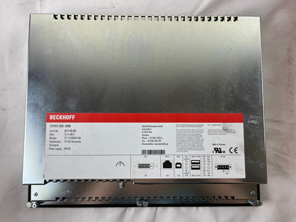 Beckhoff CP6902-0001-0000 15" ELO Accutouch HMI Control Panel DVI/USB 24V DC New