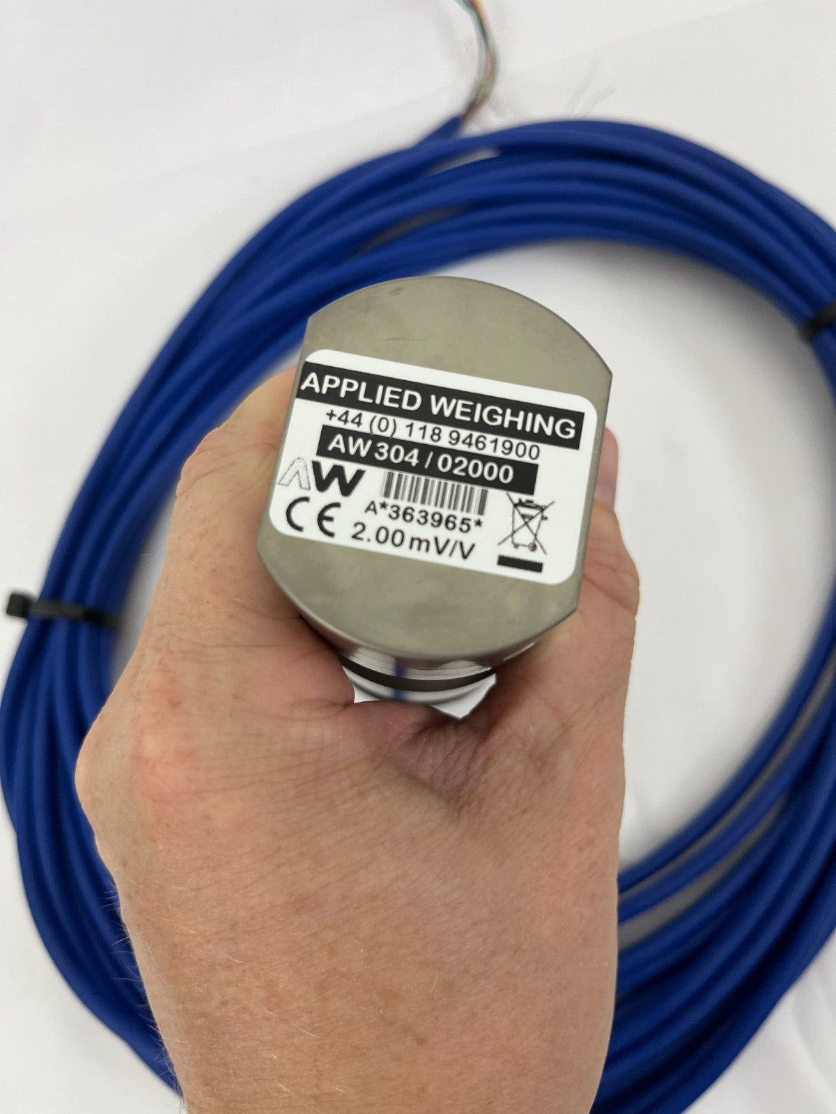 Applied Weighing AW304 Load Cell Stainless Steel 2mV/V w/ Cable NEW Unused UK
