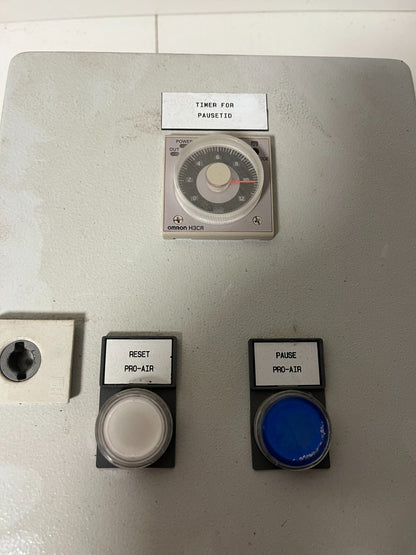 Industrial Control Panel w/ Omron H3CR Timer, Hager ERC216, Rittal Enclosure