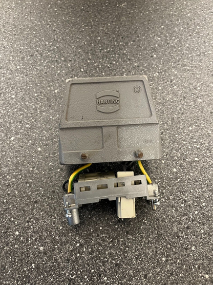 Harting Han Industrial Connector with Mixed Power & Data Modules - Used