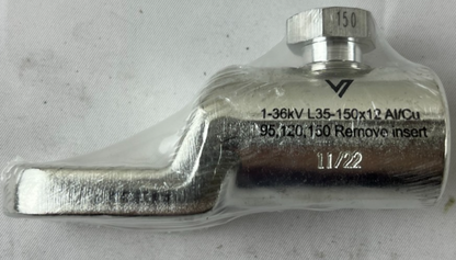 V7 1–36kV Al/Cu Cable Lug L35 150x12 for 95–150mm² New Unused Spare Part