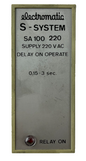 Electromatic SA100 220 Time Delay Relay 220V AC 0.15-3 Sec Delay On Operate