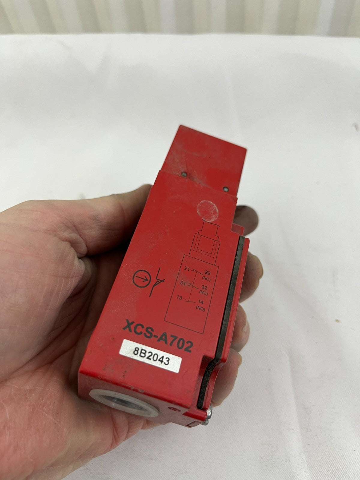 Telemecanique XCS-A702 Safety Interlock Switch 2NC 1NO IP67 500V AC Used Working