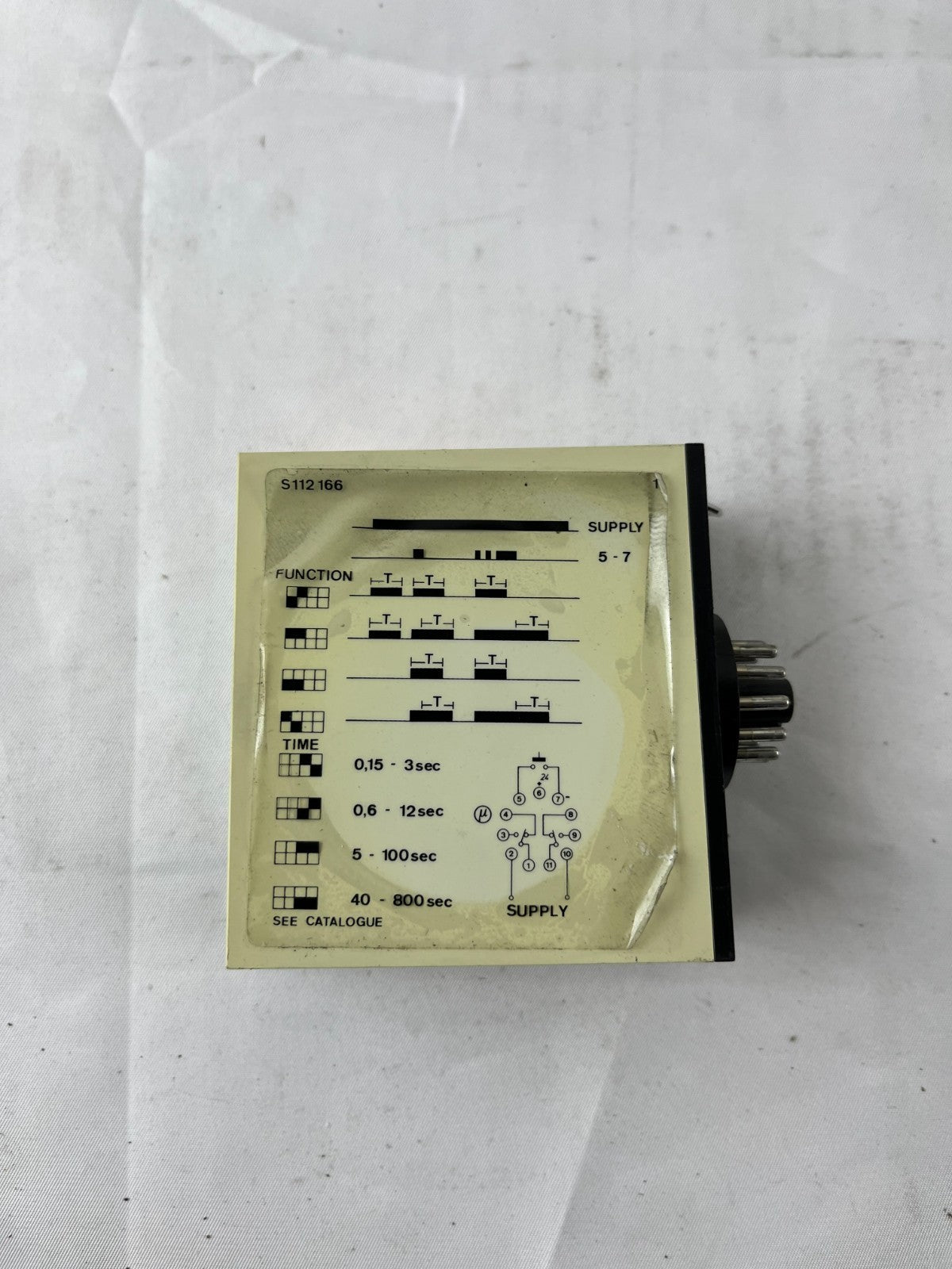 Carlo Gavazzi S112 166 724 Interval Timer 24V External Start Display DENMARK