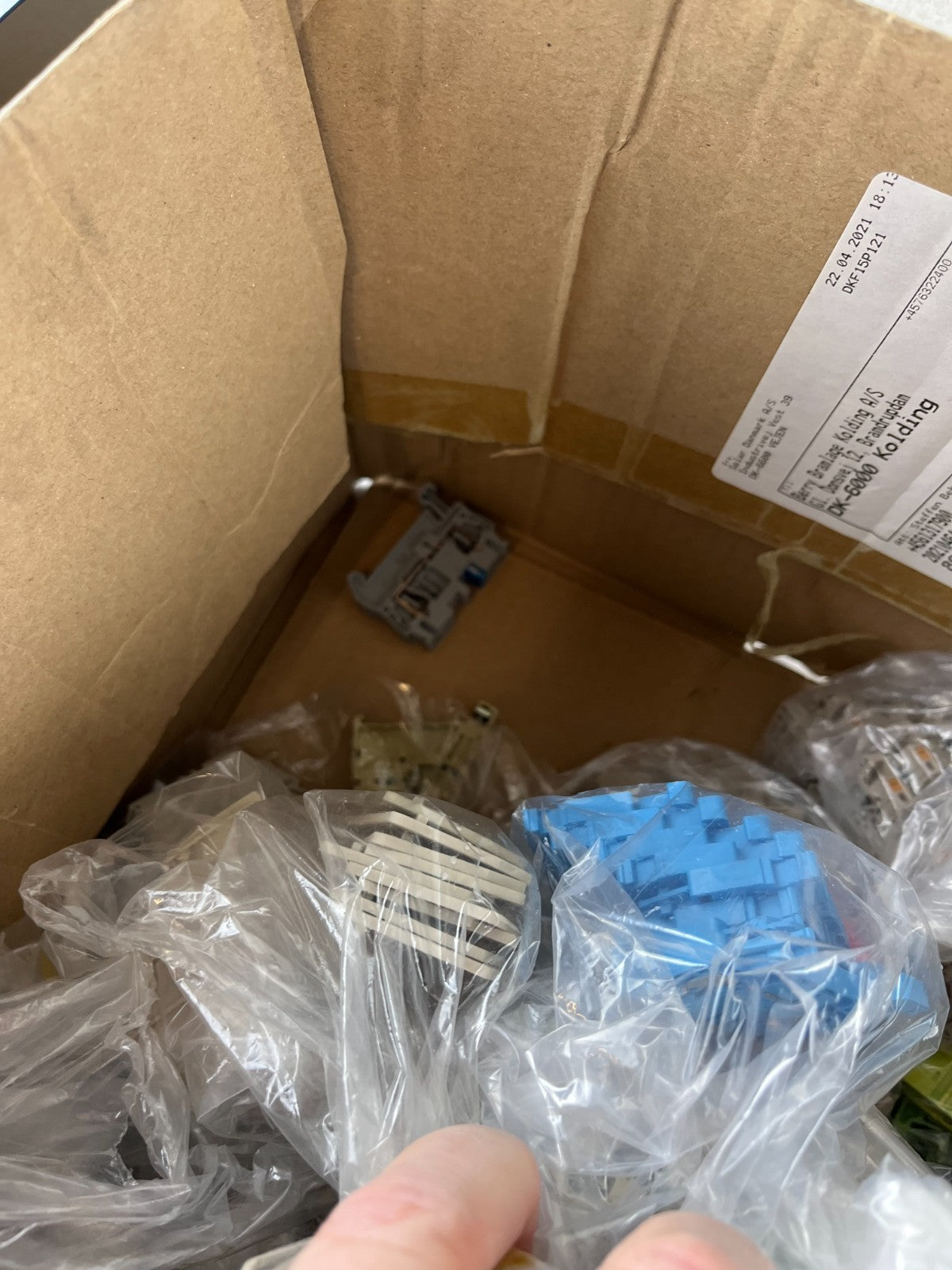 Weidmuller ZDU 2.5/3AN Terminal Blocks 2kg Bulk Lot USED 800V 24A DIN Rail Beige