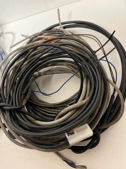 Lot Industrial Sensor Cables & Connectors - Mixed Brands & Lengths - SOLD AS IS