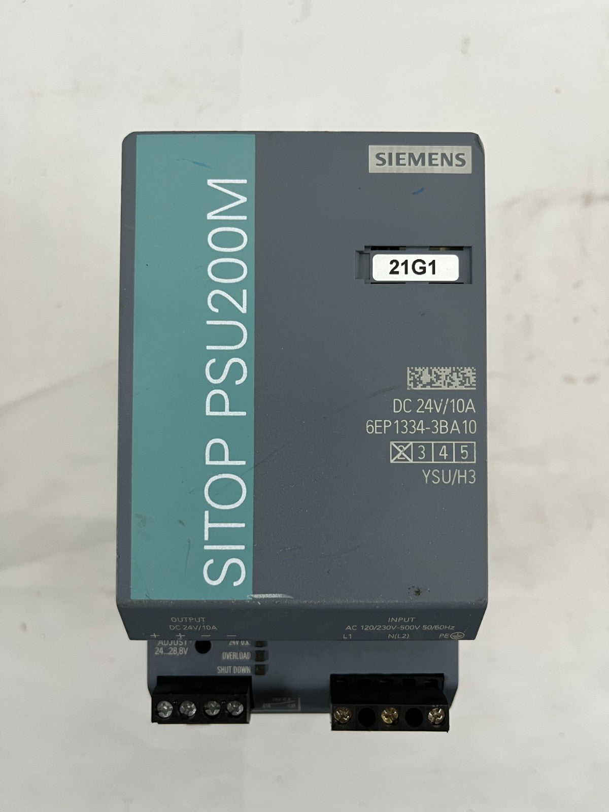 Siemens SITOP PSU200M Power Supply 6EP1334-3BA10 | 24V 10A Modular DIN Rail Used
