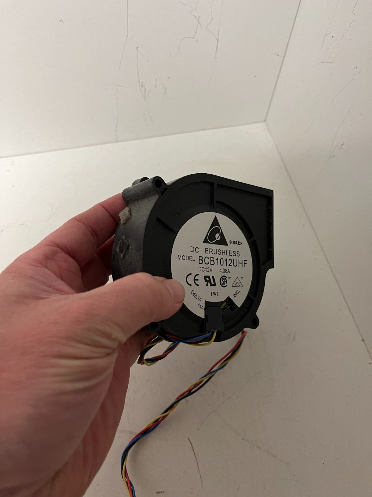 Delta BCB1012UHF DC 12V 4.38A Brushless Blower Fan New Unused 4-Pin Connector