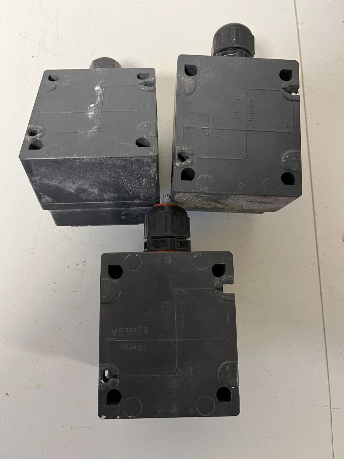 3x STAHL 8040/1180X-01L50SA05 Push Button Switches  - Used, Good Condition