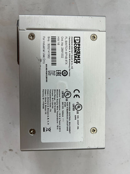 Phoenix Contact FL SWITCH SFNB 8TX Ethernet Switch 8-Port 2891002 Used Industria