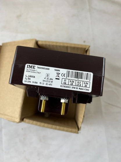 IME TAS050D160S Current Transformer 1600/5A TAS84 New in Box Spare Unit