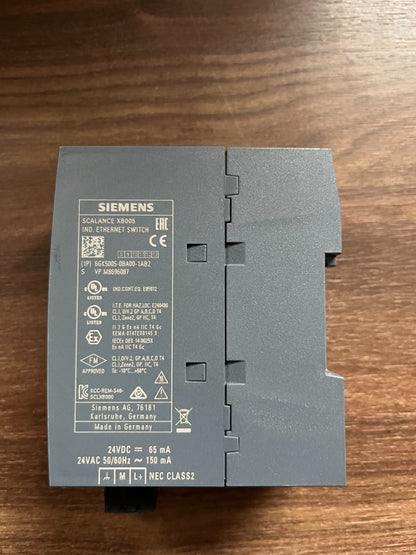 Siemens Scalance XB005 6GK5005-0BA00-1AB2 5-Port Industrial Ethernet Switch