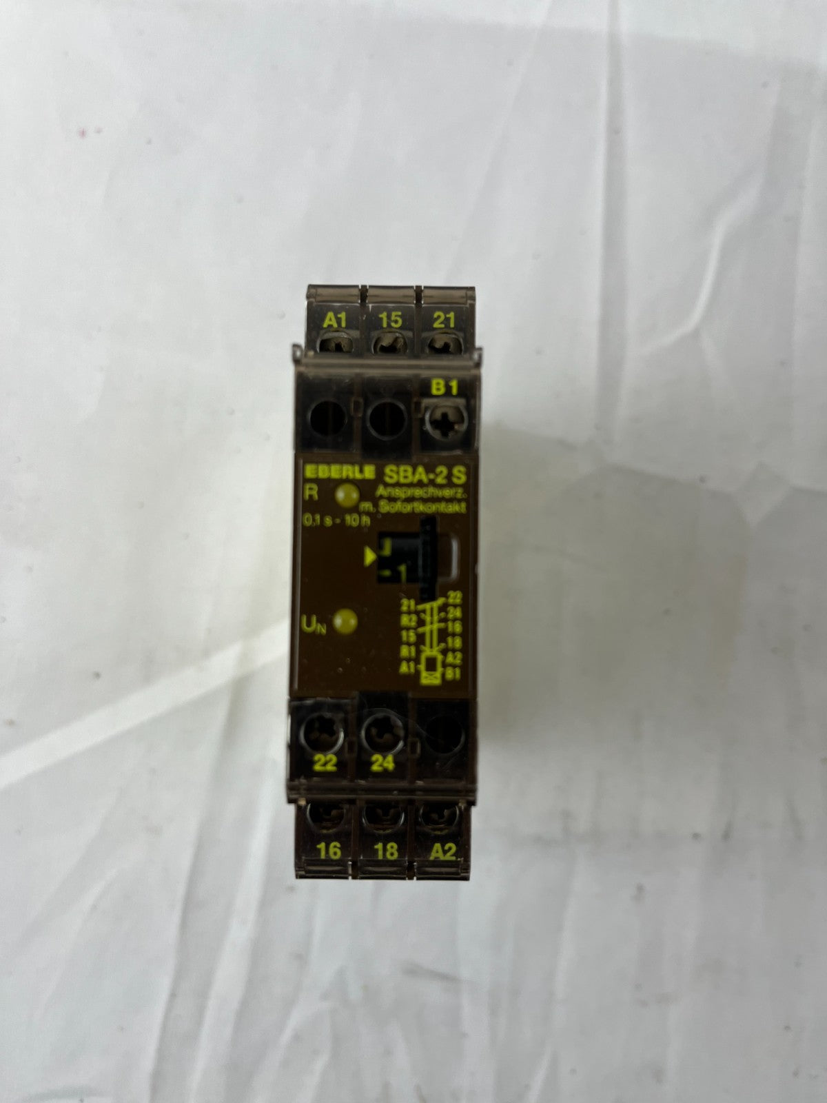 Eberle SBA-2S Timer Relay NEW 0.1s-10h 220V 24V Programmable DIN Rail Germany