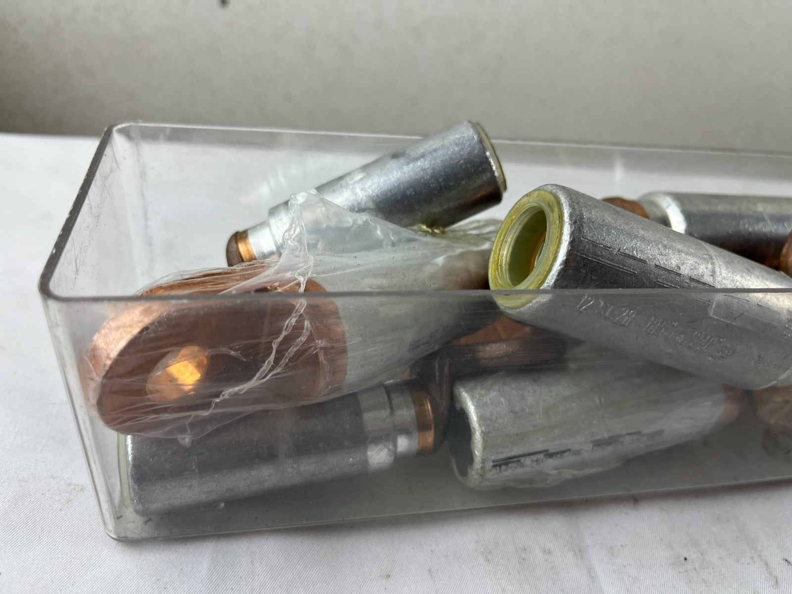 Bimetallic Cable Lugs Al/Cu Crimp Type For 185 Mm² Cable, Mixed Lot Used Bundle