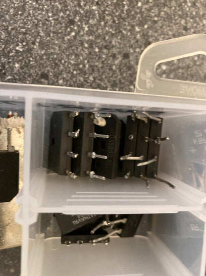 Lot of Assorted Bridge Rectifiers in Storage Case Various Models Specifications