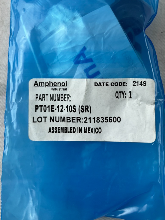 Amphenol PT01E-12-10S(SR) Circular MIL Connector Receptacle 10 Way New Mexico