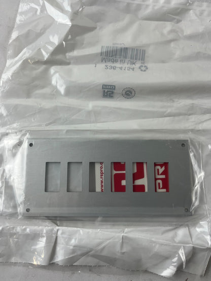 RS PRO 236-4154 Aluminium Front Panel Plate 6 Way Cutout New Spare Part