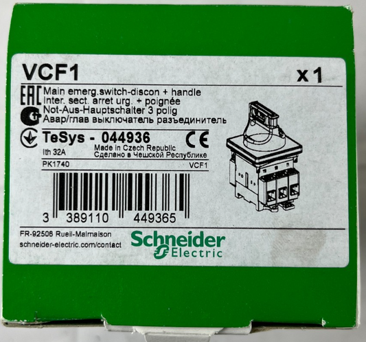 Schneider Electric VCF1 Emergency Stop Switch Disconnector 32A TeSys Vario New