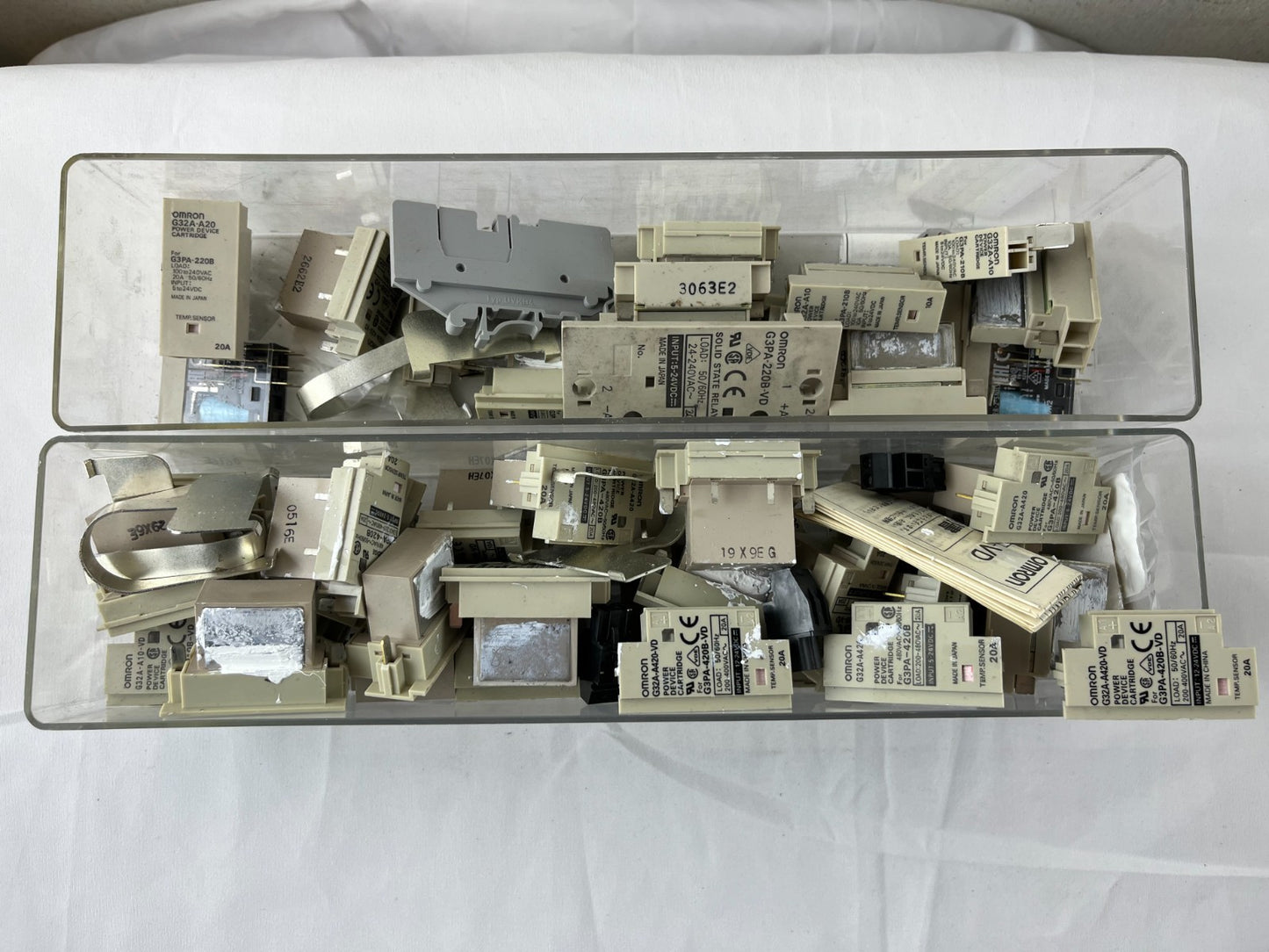 Omron G3PA-420B-VD Solid State Relay Lot 20A SSR Power Cartridges G32A-A420-VD