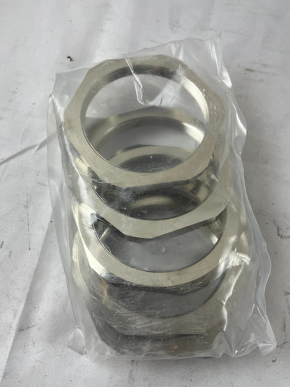 Jacob 50.275 M Hexagonal Locknut M75x1.5 Nickel Plated 5pcs New