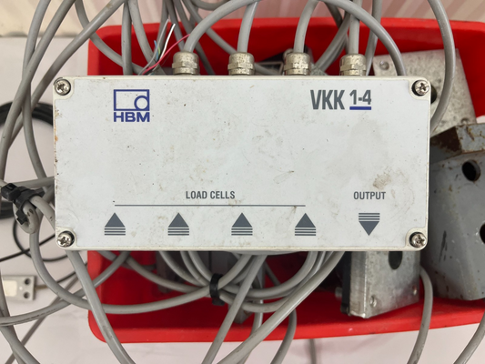 HBM VKK14 Junction Box + 4 Load Cells Set Weighing System 250kg 550kg Industrial