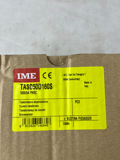 IME TAS050D160S Current Transformer 1600/5A TAS84 New in Box Spare Unit