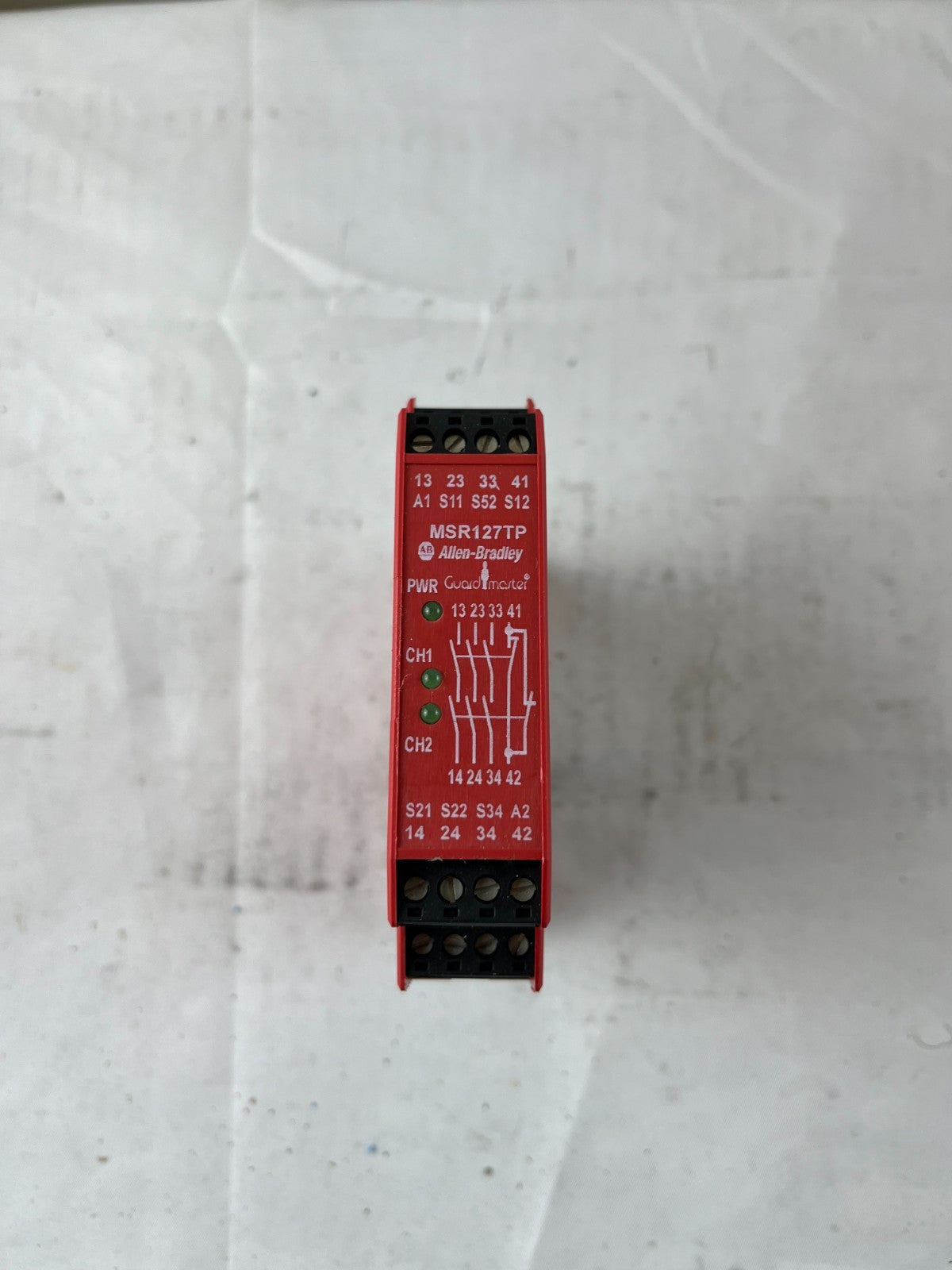 Allen Bradley Guardmaster MSR127TP 440R‑N23130 Safety Relay 230VAC 3NO+1NC USED