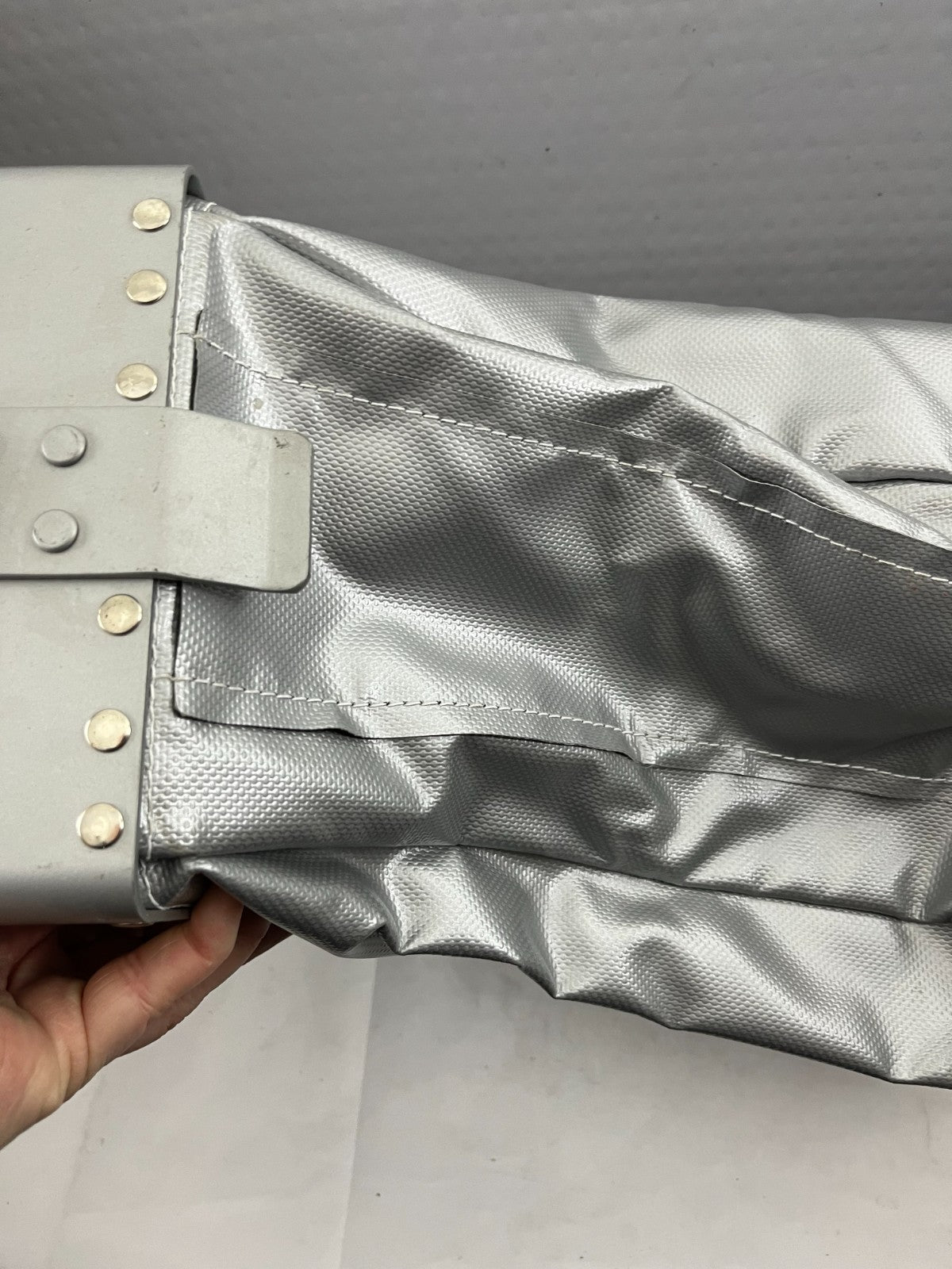 E1 Chain Hoist Dust Cover, Lift Max Ø10.2mm, 12m, Silver, Heavy Duty, Brand New