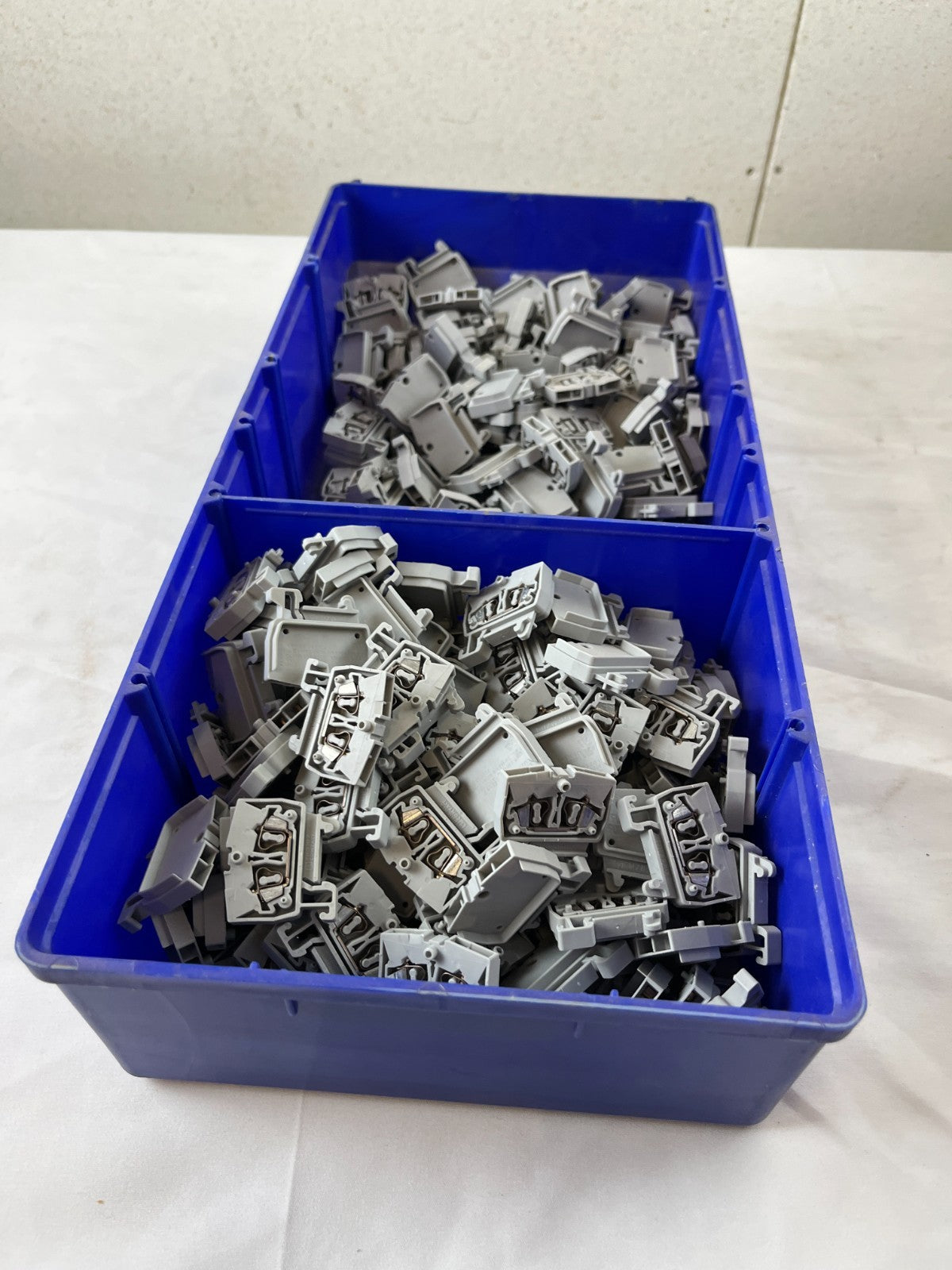 Terminal Block End Covers DIN Rail Terminal End Plates Lot Of Approx 200 Used