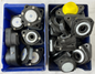 Bj‑Gear Ng Waterproof Flange Bearings 20 Mm Housing Lot Used Spare Units