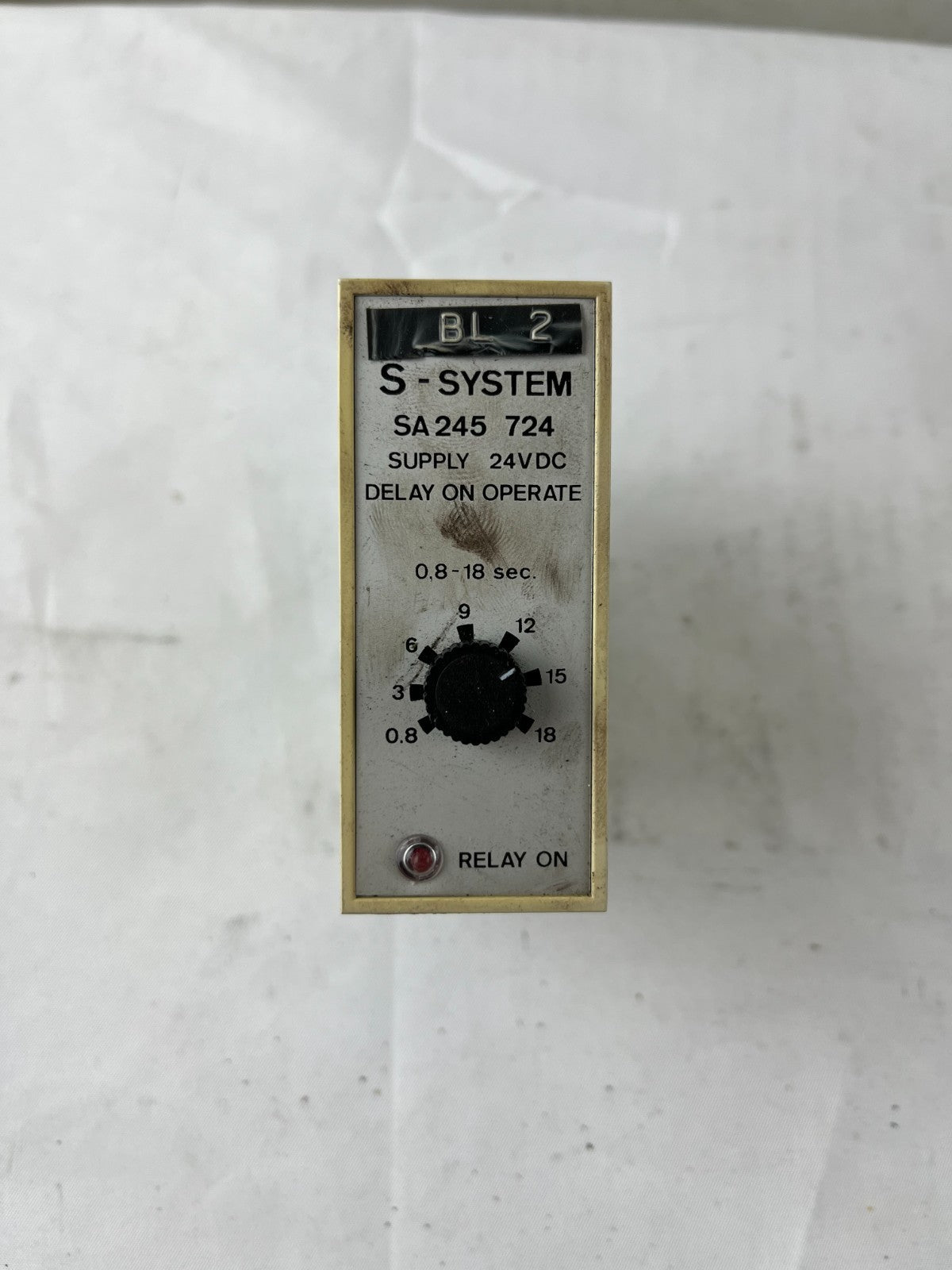 Electromatic SA245 724 Delay On Operate Timer 24VDC 0.8-18s CL3520 11-Pin LED