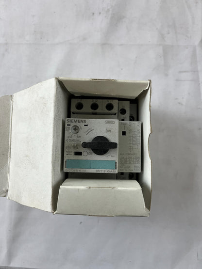 Siemens 3RV1121-0AA10 Motor Protection Circuit Breaker 0.11-0.16A New Unit