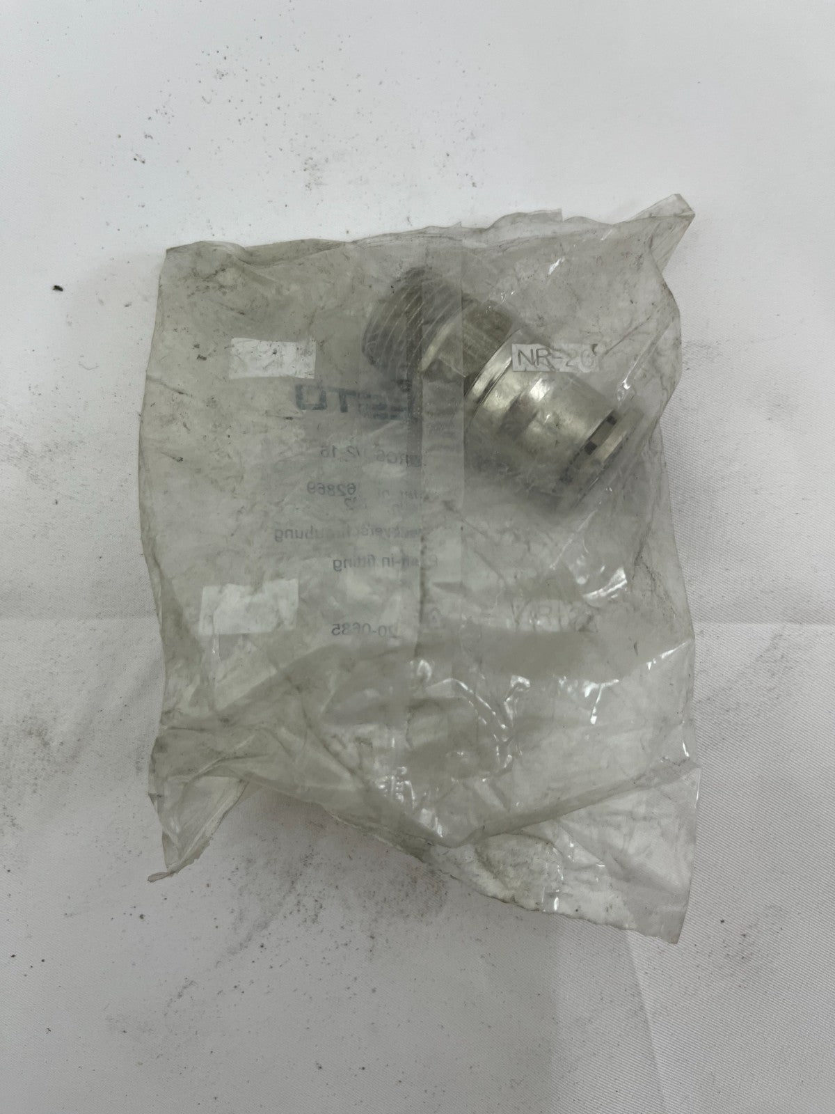 Festo CRQS-1/2-16 Push-In Fitting 162869 1/2" Male to 16mm Tube Sealed Unused