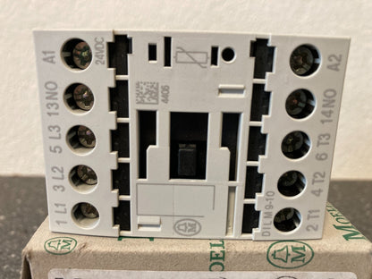 New Moeller DILM9-10 Relay Contactor 4kW 400V 24VDC Coil – Made in Germany