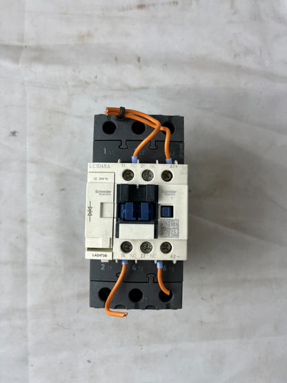 Schneider LC1D65A TeSys Contactor 80A 24V DC Coil Used Spare Unit