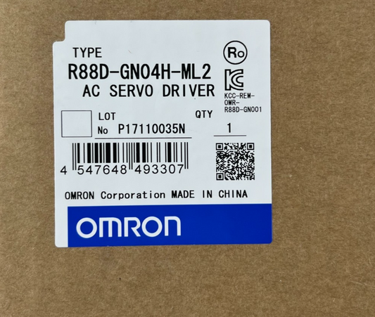 Omron R88D-GN04H-ML2 AC Servo Driver 400W 200–240V 1-Phase New in Box