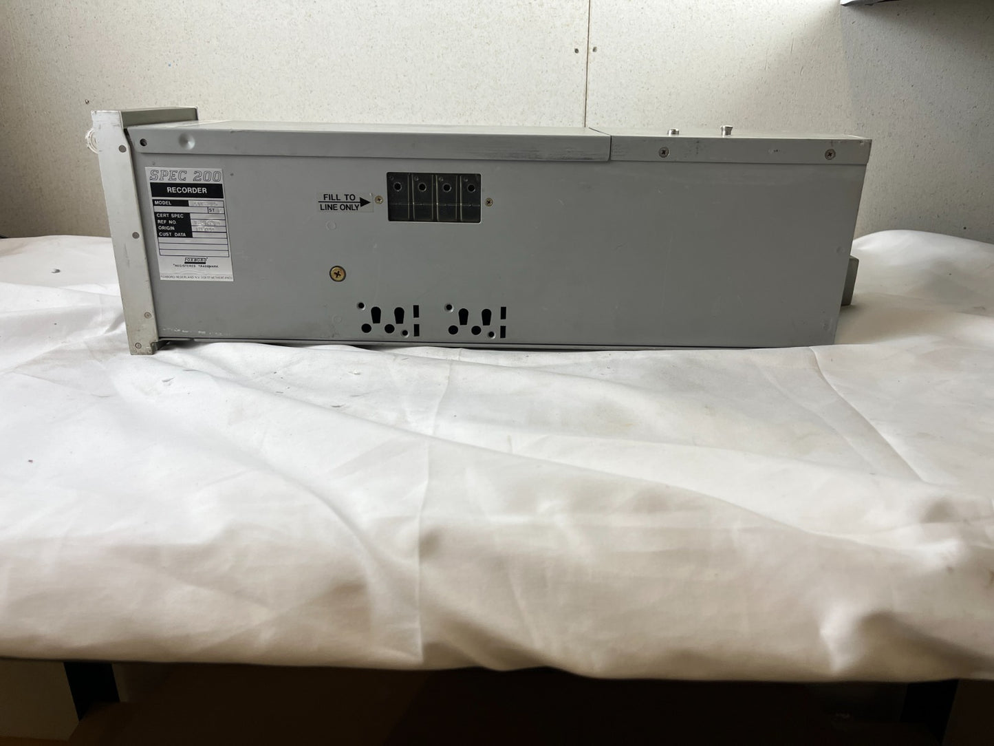 Foxboro SPEC 200 Recorder 220S-3F5 Industrial Chart Recorder Flow Recorder Used