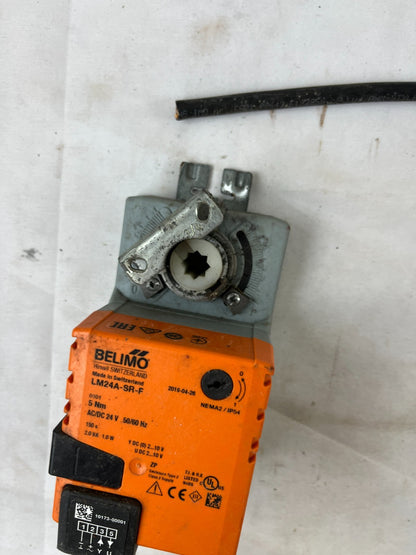 Belimo LM24A-SR-F Rotary Damper Actuator 5Nm AC/DC 24V Modulating Used Spare