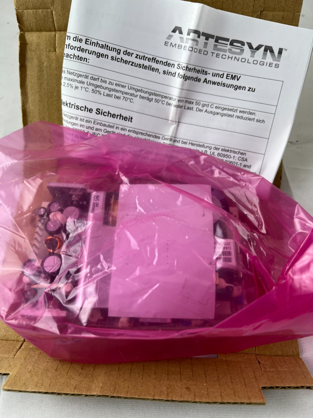 Artesyn LPT42-M AC/DC Open Frame Power Supply 40 W 5 V ±12 V New Never Used