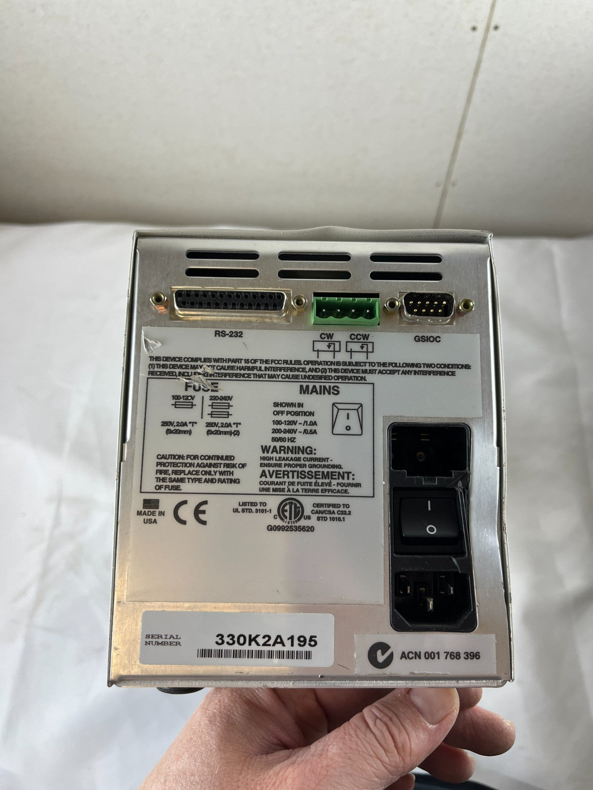 Valvemate Industrial Valve Controller Actuator Control Unit RS-232 GSIOC Used