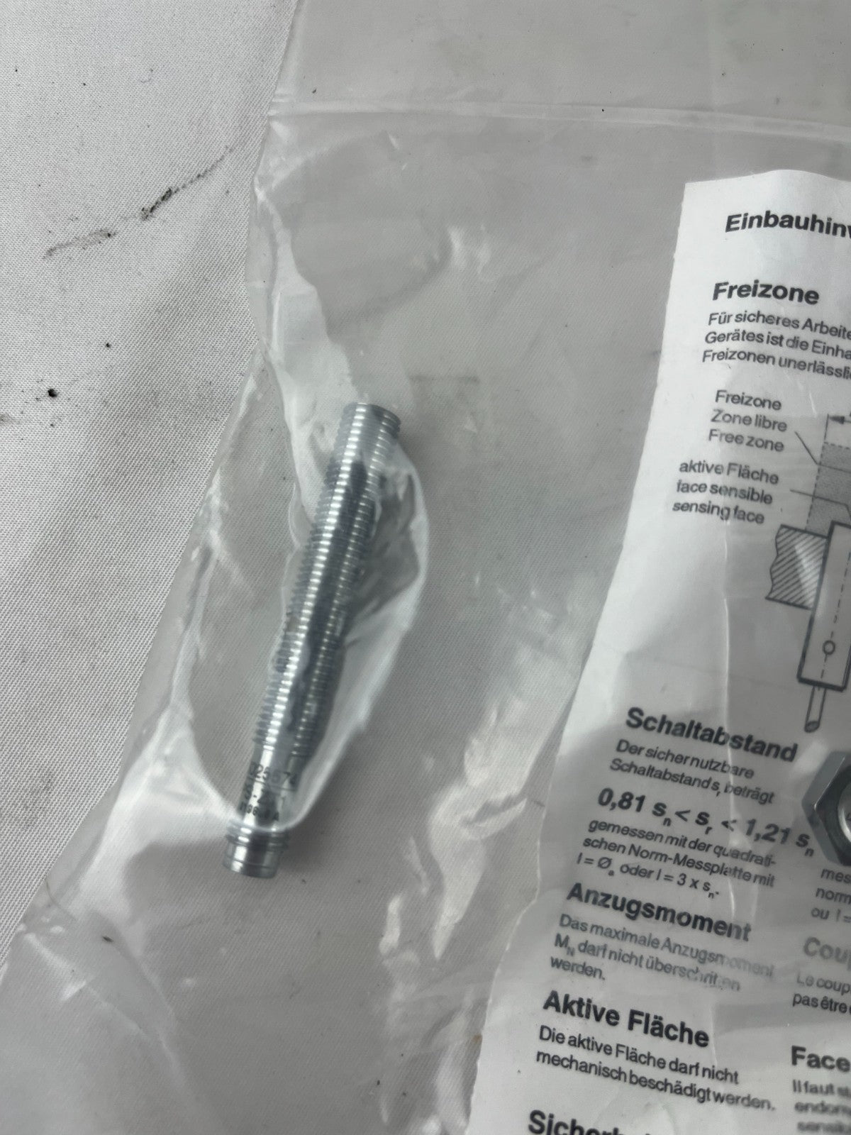 SICK IN08-03BPS-ZT1 Inductive Proximity Sensor 3mm PNP 10–30VDC New Unit