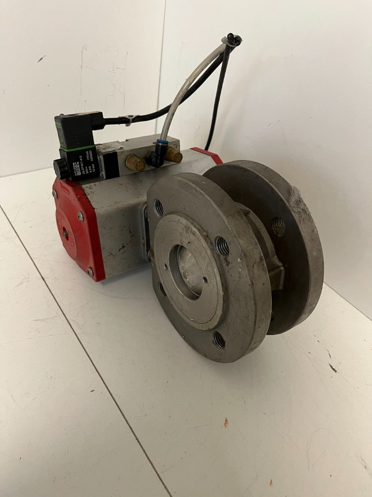 END-Armaturen DN50 Pneumatic Ball Valve Stainless Steel PTFE PN40 Double Acting