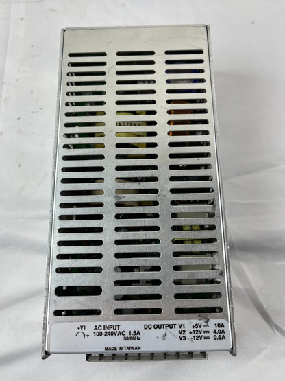 Mean Well TP-100B Triple Output Switching Power Supply 5V 10A 12V 4A -12V 0.6A