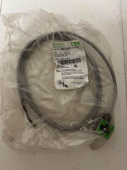 Murr Elektronik 7000-18021-2160150 MSUD Valve Plug Form A 18mm, 1.5m Cable, NEW