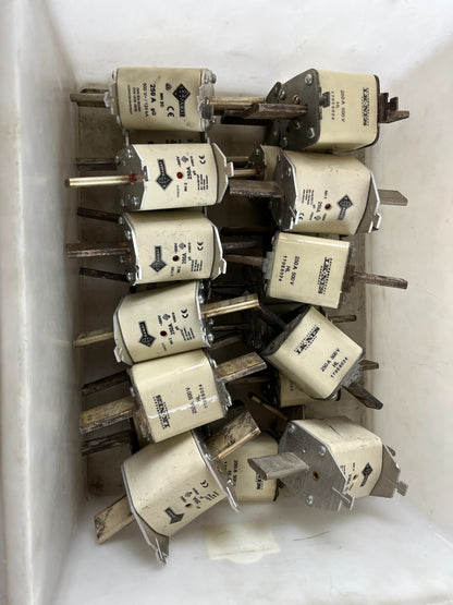 Bussmann Damat NH 250A 500V HL GG Fuses Lot Of Approx 20 Used Spare Units