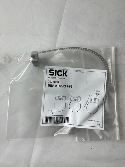SICK BEF‑KHZ‑RT1‑63 Mounting Bracket 32–63 mm Stainless Steel 2077683 New Sealed