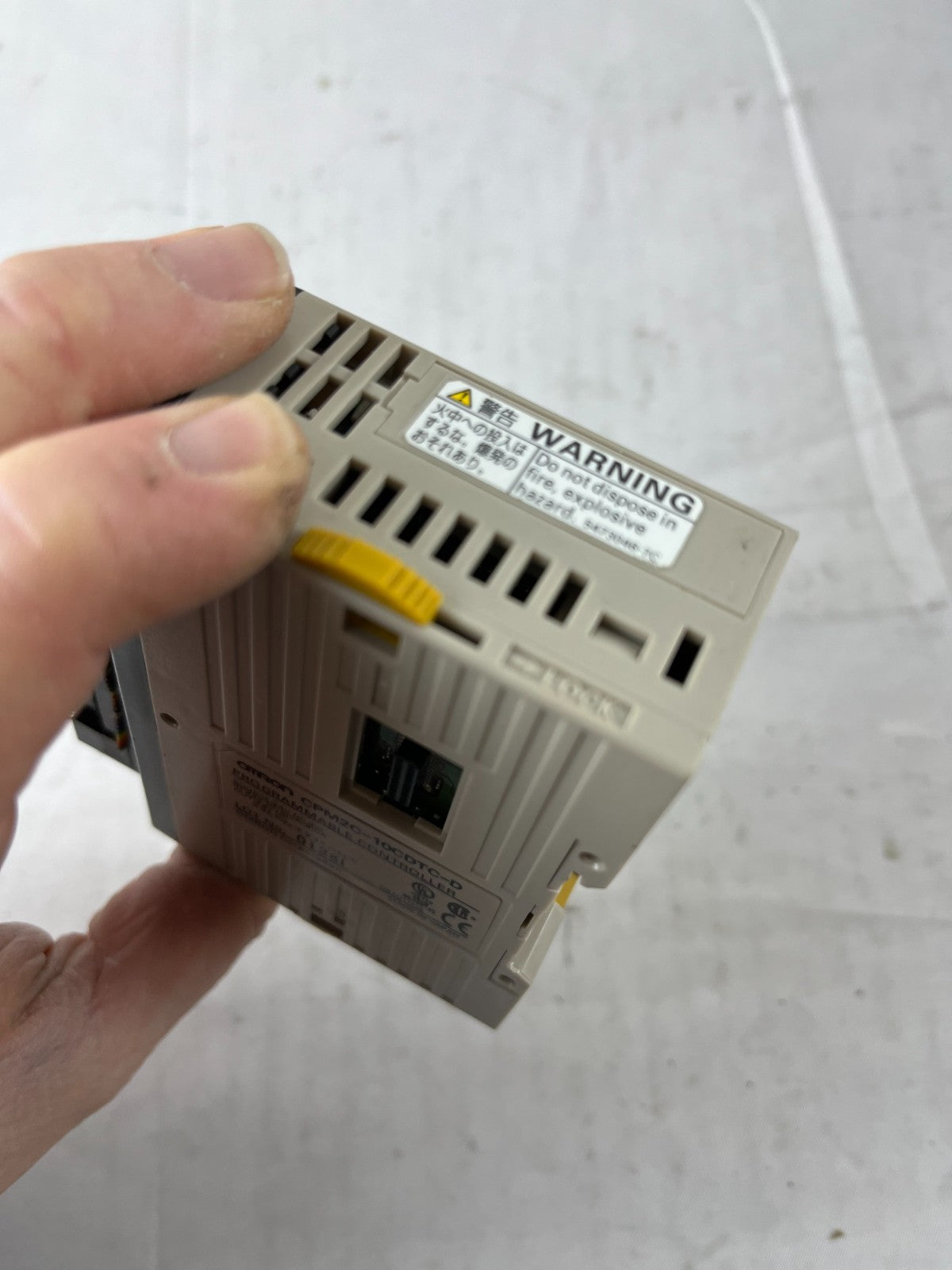 Omron CPM2C-10CDTC-D Programmable Controller CPU 6x DC Inputs 4x Transistor Outp