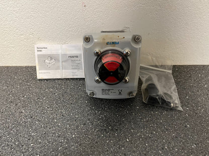 Festo SRBC-C4 Sensor Box with Position Indicator SRBC-CA3-YR90-MW-22A-1W-C2P20