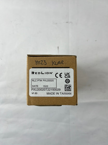 Red Lion PXU20020 Digital PID Temperature Controller 48x48mm 100-240VAC Logic