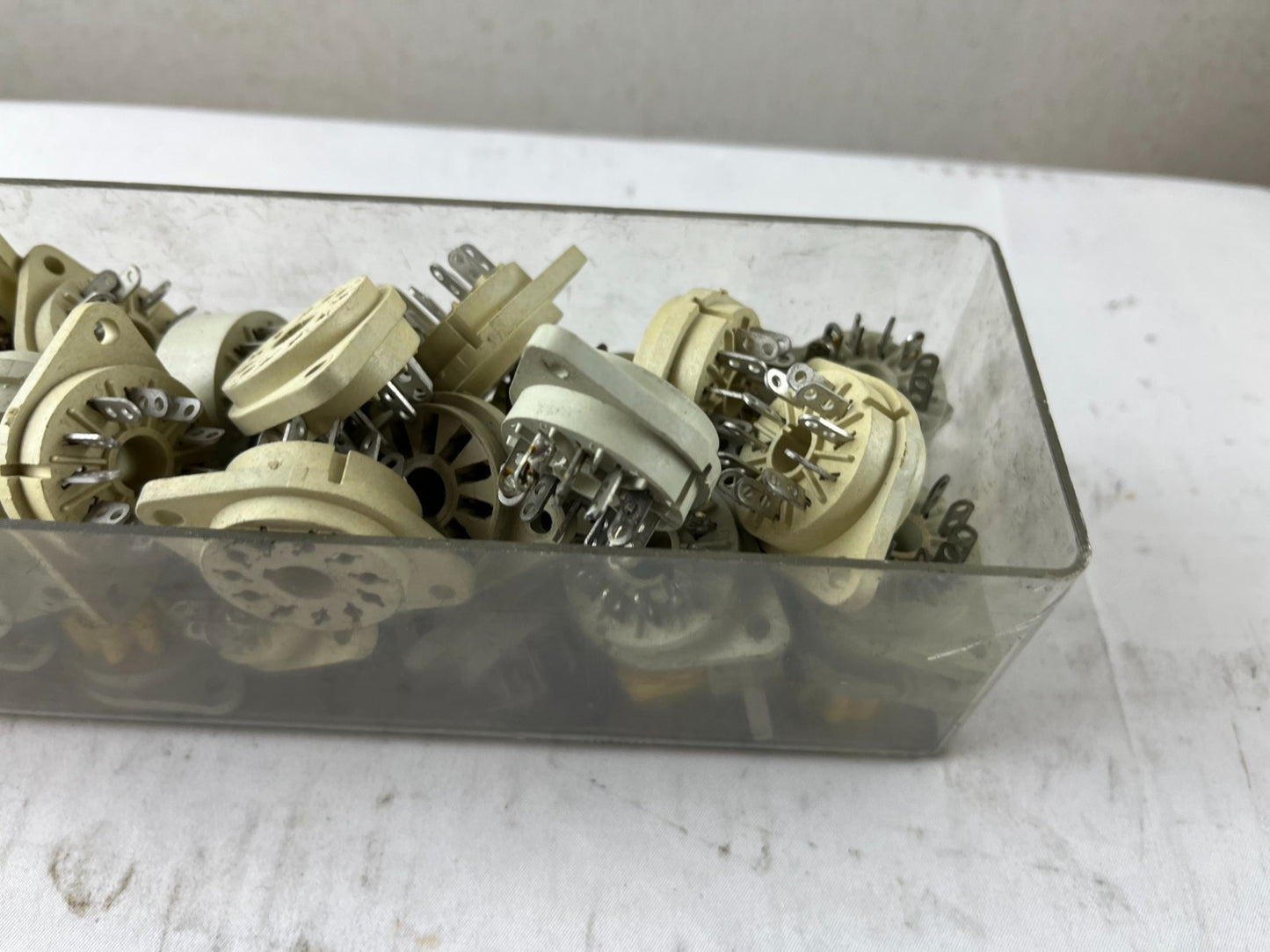 Industrial Relay Socket Lot Panel Mount Multi-Pin Relay Bases Vintage Control